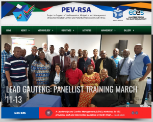 Project to Prevent, Mitigate and Manage Election-Related Conflict and Potential Violence in South Africa