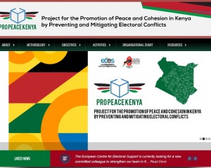 Project for the Promotion of Peace and Cohesion in Kenya by Preventing and Mitigating Electoral Conflicts