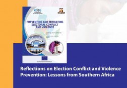 Réflexions sur la prévention des conflits/violence électorale: lecons de l'Afrique australe. 