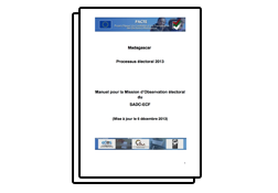Manuale per la missione di osservazione elettorale della SADC-ESN in Madagascar (2013)