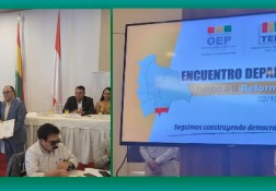 Réunion départementale à Tarija