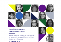  Compendium of testimonies and recommendations on women's political participation in Madagascar