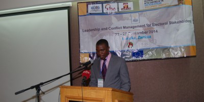 PEV-SADC | LEAD Training | Zambia 22-26 Sept 2014