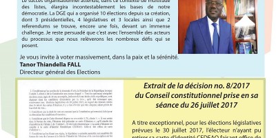 NEWSLETTER N5 PAPE SENEGAL